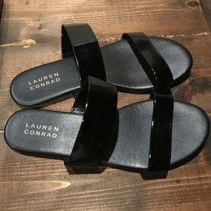 Lauren Conrad Black Sandals
